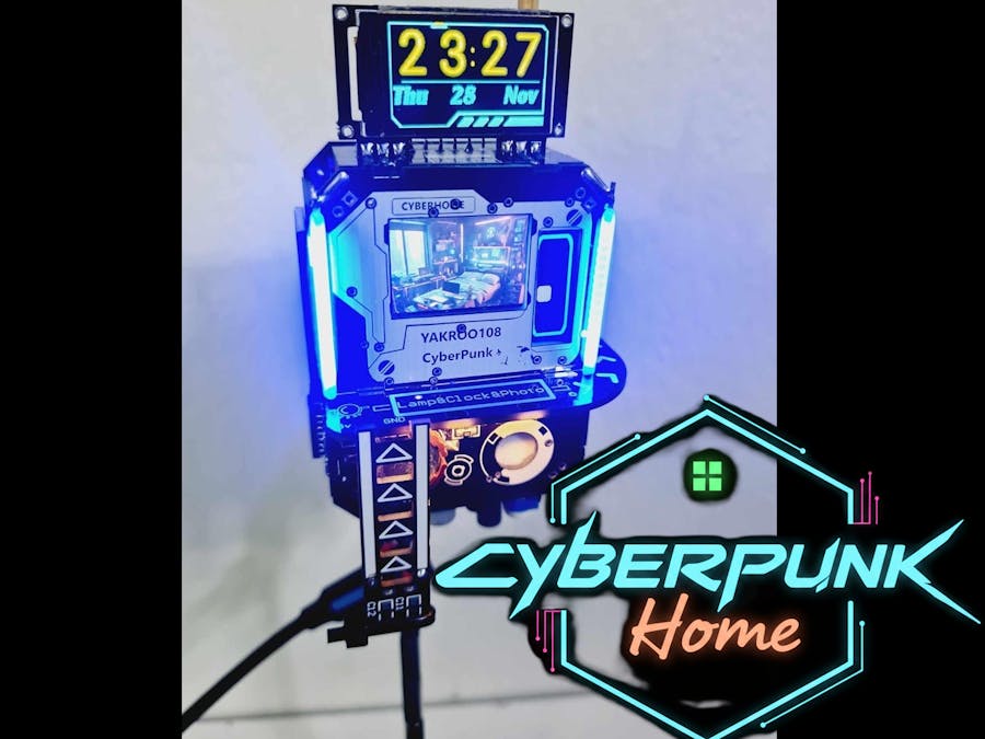 LED Cyberhome Model with LCD Clock