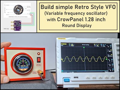 Build simple Retro Style VFO (Variable frequency oscillator)