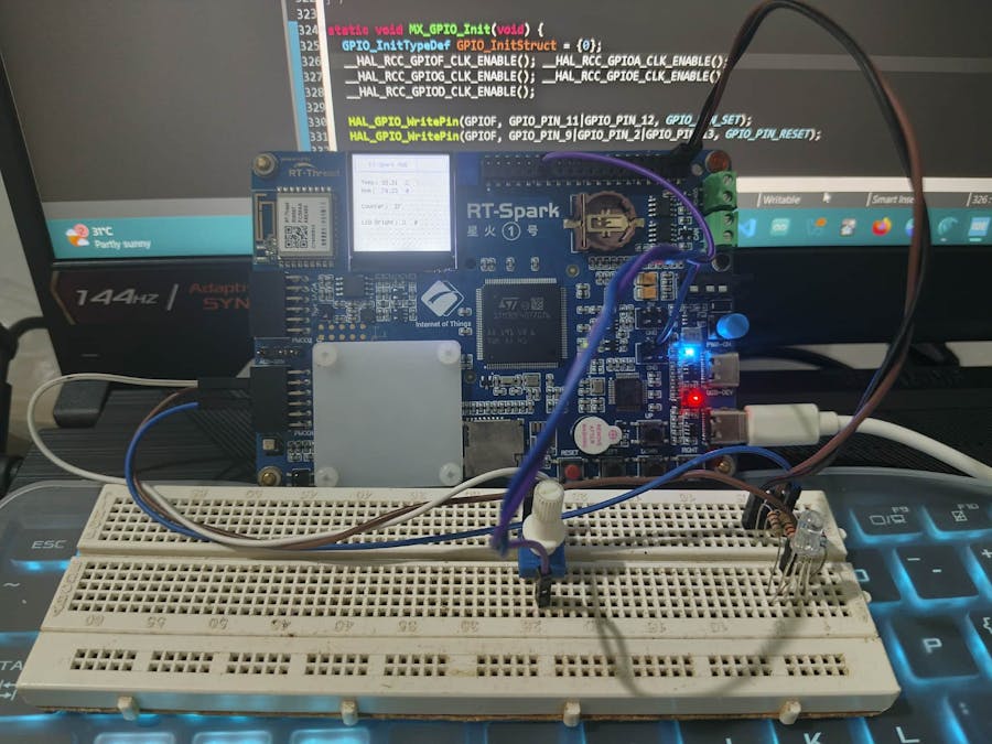 Implementation of FreeRTOS on STM32 RT-Spark