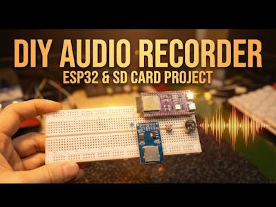 I made a Audio Recorder w INMP441 I2S Microphone