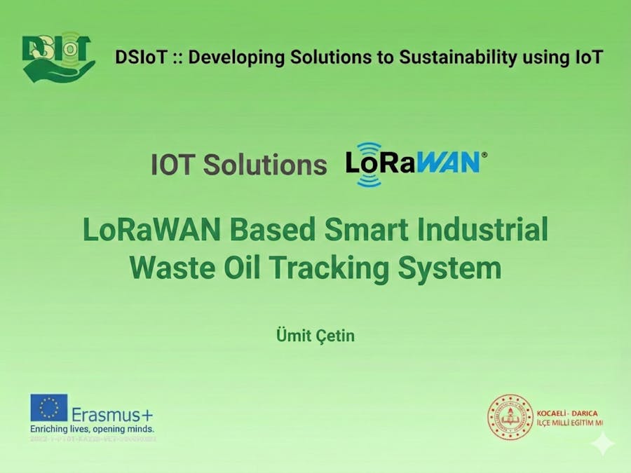 LoRaWAN Based Smart Industrial Waste Oil Tracking System