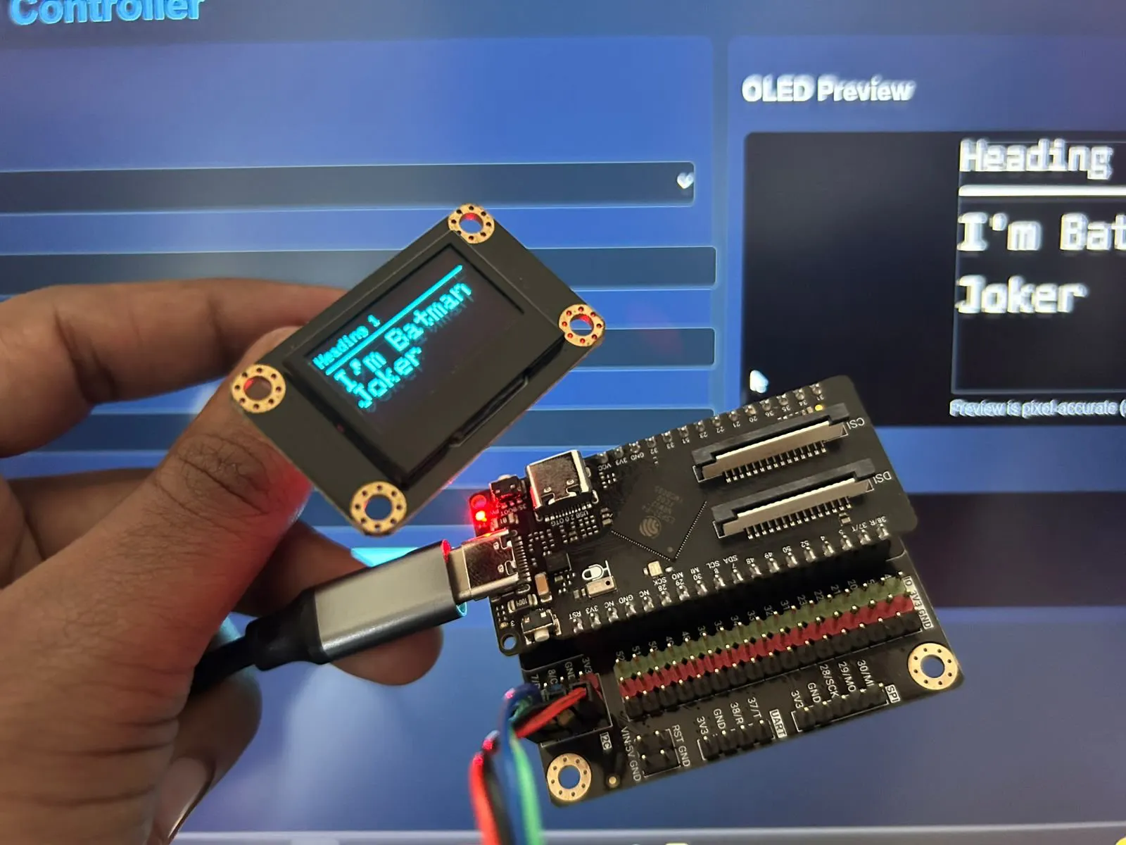 DFRobot FireBeetle ESP32-P4 OLED Controller - Hackster.io