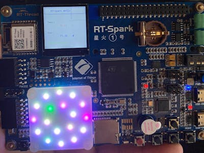 Temperature and Humidity Sensing System with STM32 RT-Spark