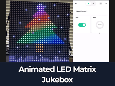 Animated LED Matrix Jukebox in 10 min