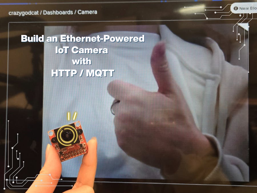 Build an Ethernet-Powered IoT Camera with HTTP / MQTT