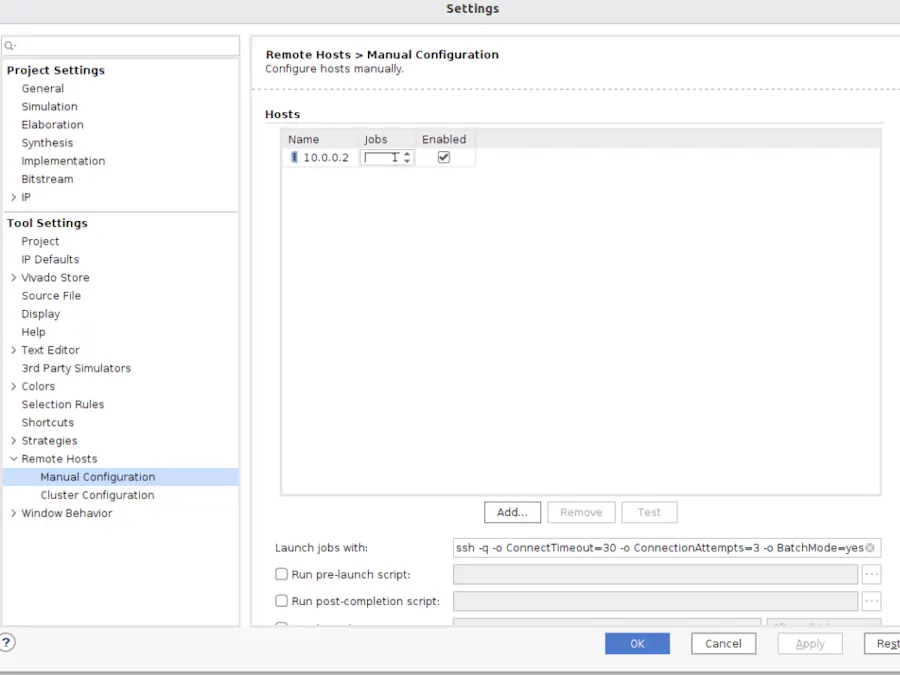 The lost art of AMD Vivado Remote Client Build support