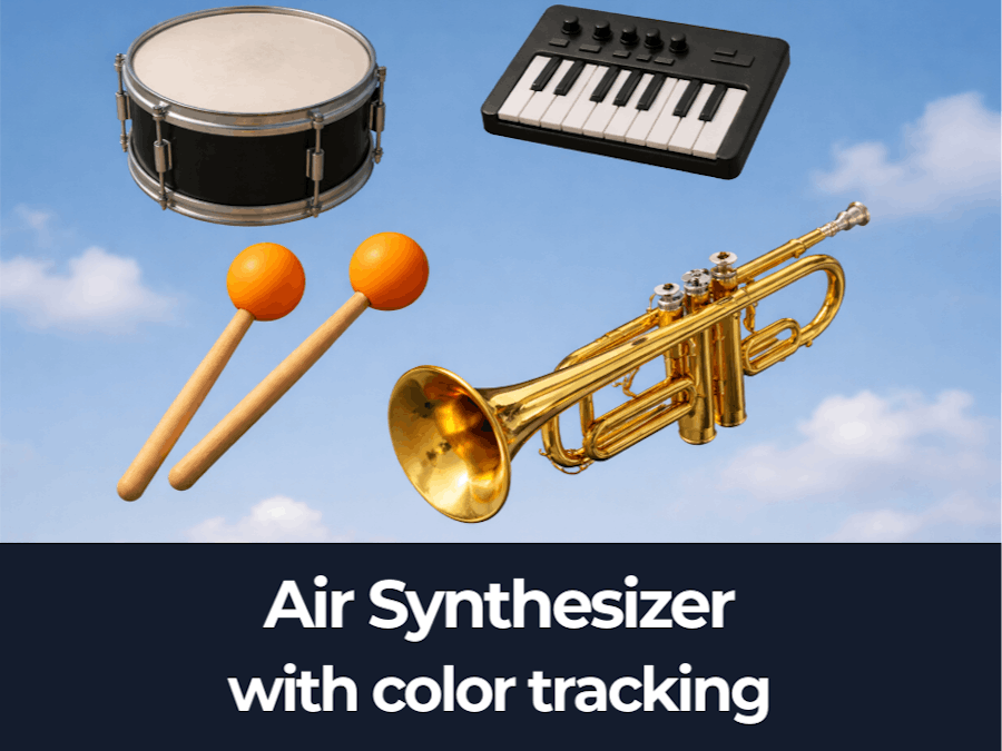 Air Synthesizer with Color Tracking in 10 Min