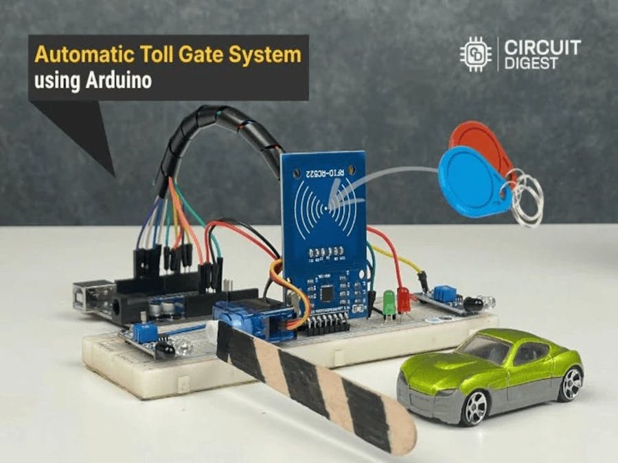 Build an Automatic Toll Gate System Using Arduino