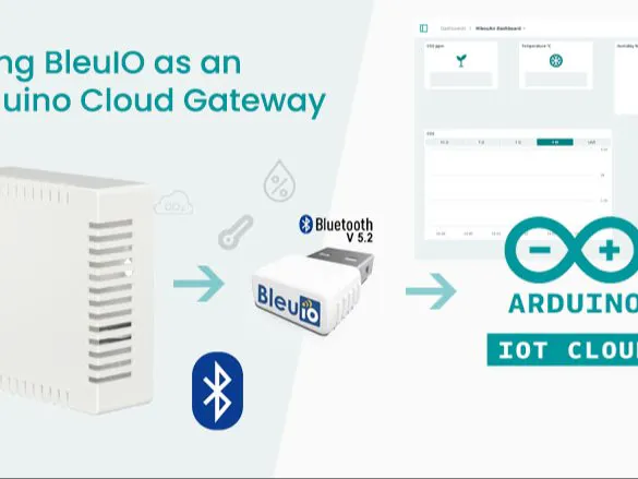 Sending BLE Air Quality Data to Arduino Cloud Using BleuIO