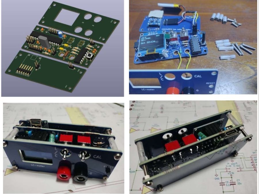 LC Meter V7 (DPDT Calibration / 3-Steps-Layers PCB Model)