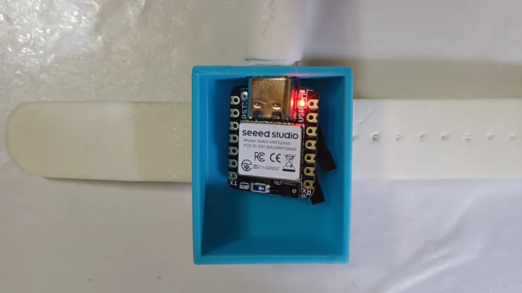 XIAO nRF52840 Sense hand wearable