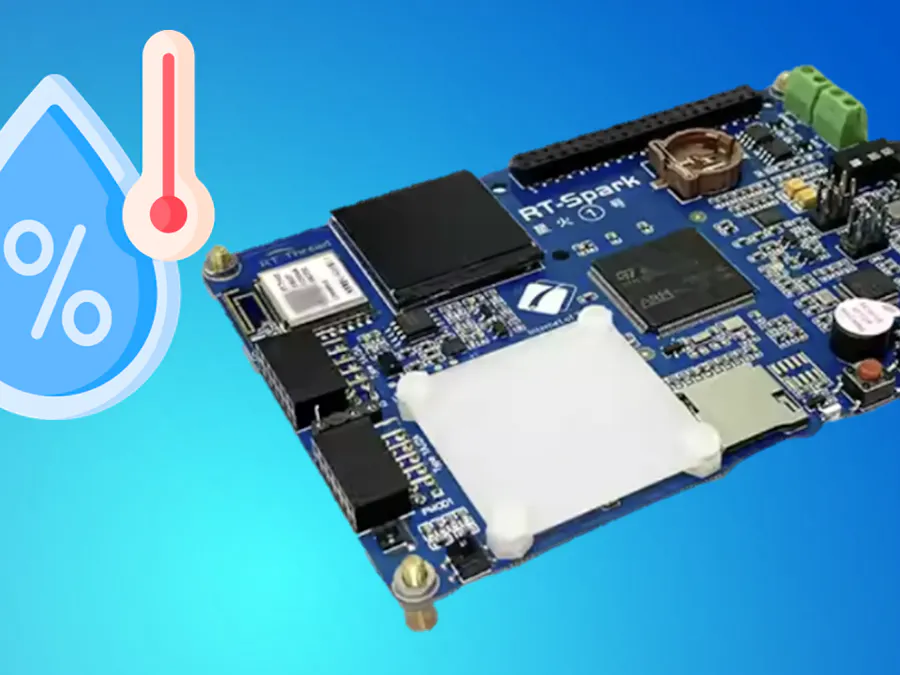 AHT21 Sensor Data on RT-Spark LCD via C