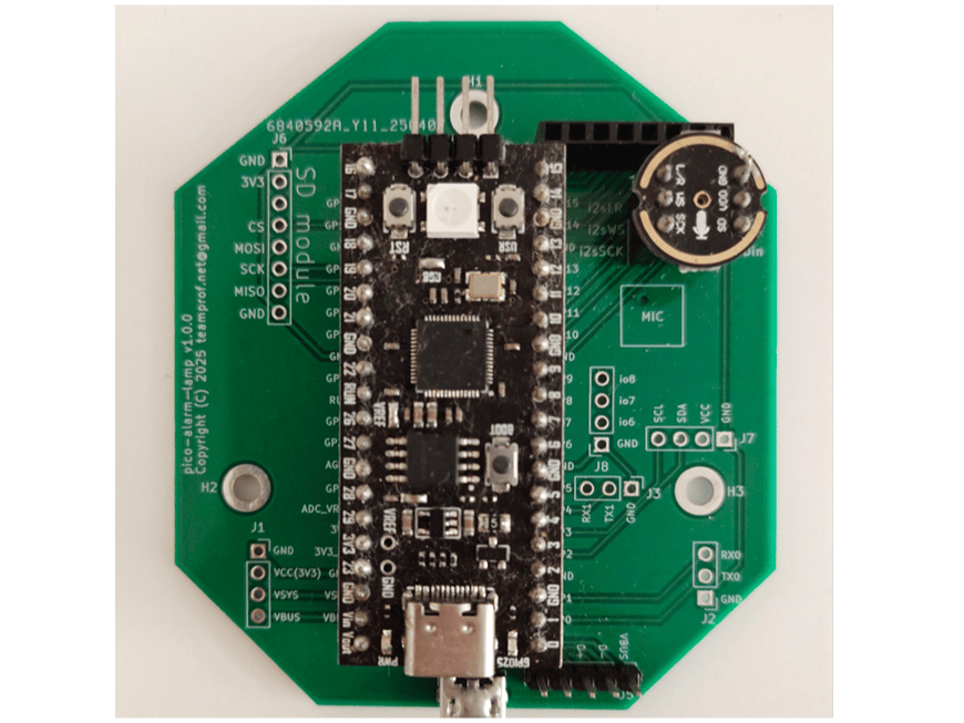 Audible Alarm Detection Lamp