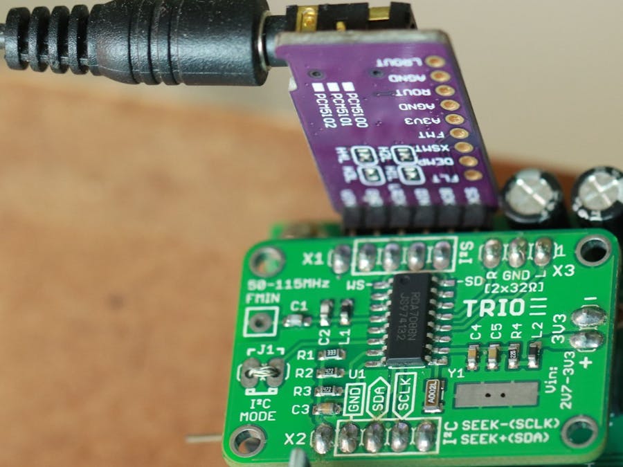 I2S output stereo FM Tuner with RDS dispaly with IR remote