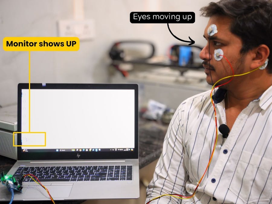 Detecting UP and DOWN Movements of Eyes Using EOG