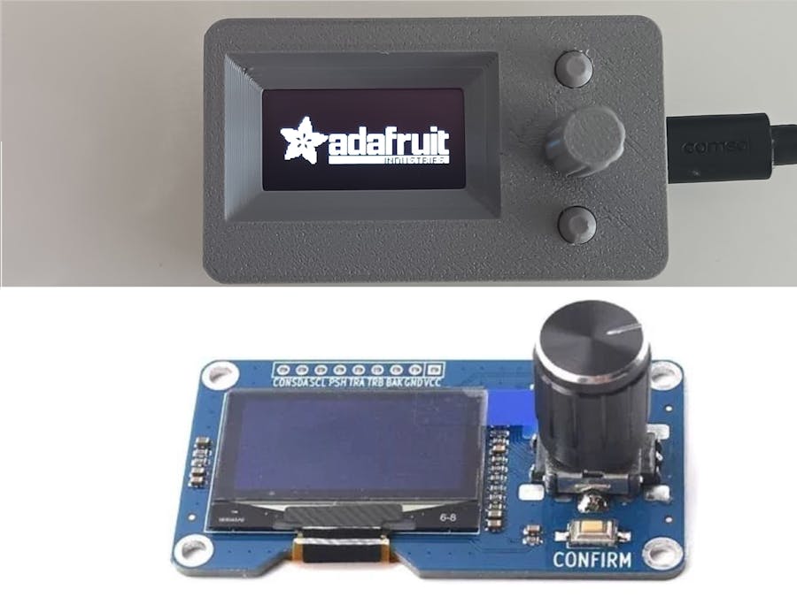 Interfacing a Estardyn 1.3in OLED, Rotary Enc, Switch module