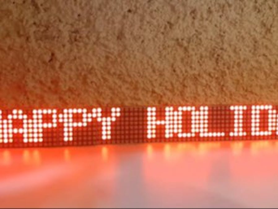 How to Scroll Text on Multiple MAX7219 LED Matrix Displays
