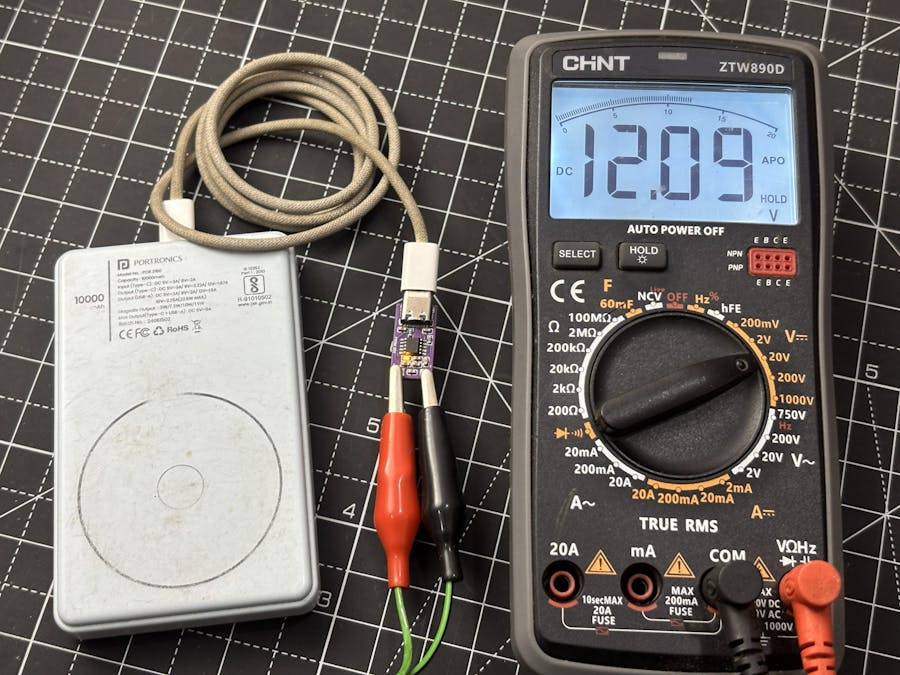 Smallest USB-C PD Controller Using CH224K