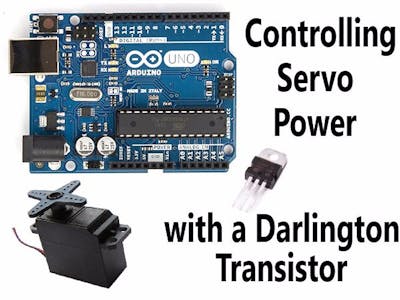 Control Servo Power with a Transistor