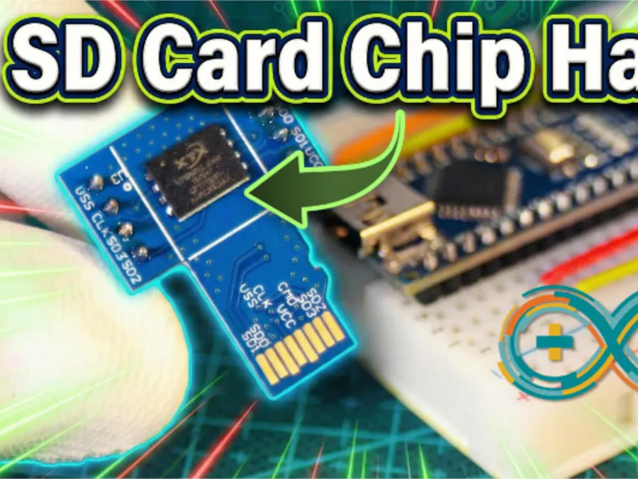 Build Your Own SD Card Chip | Arduino compatible