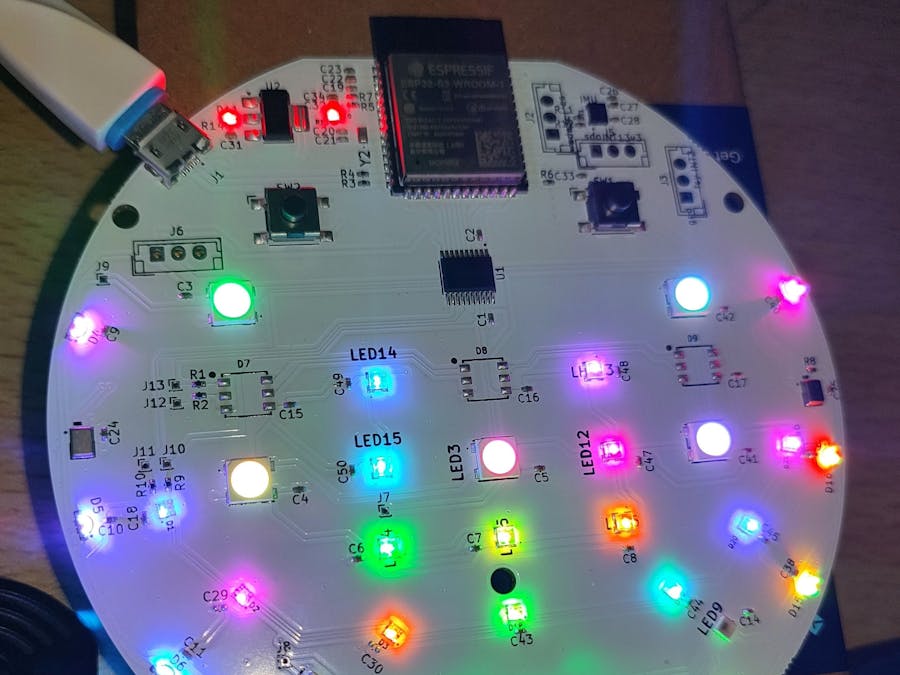 RGB Matrix using ESP32s3 module