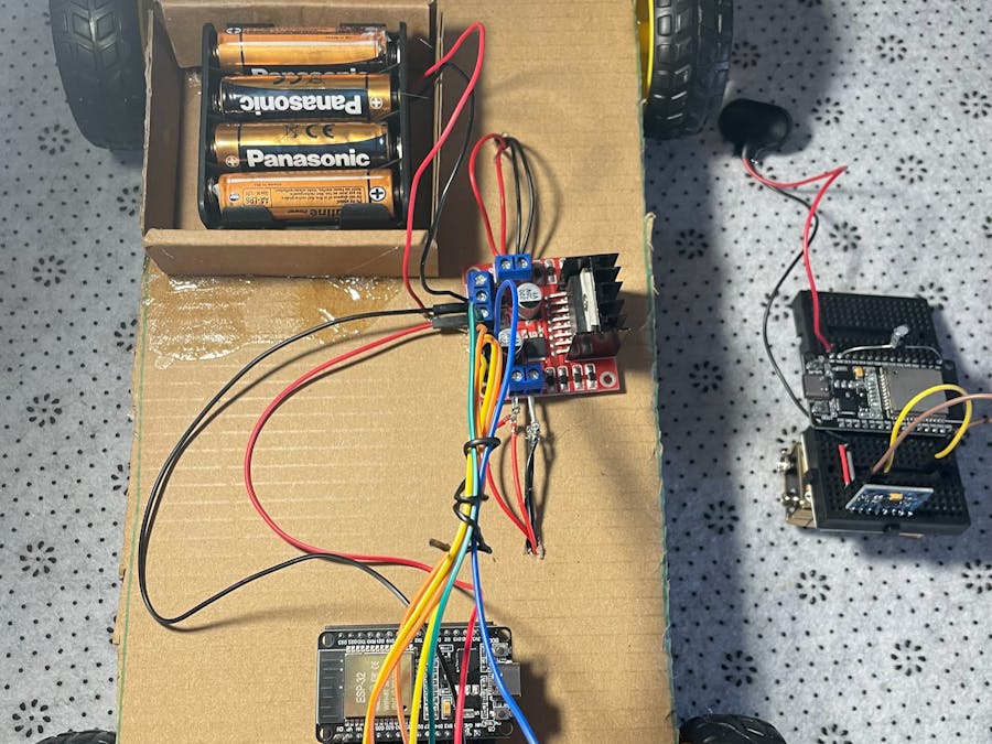 Hand controlled robotic car