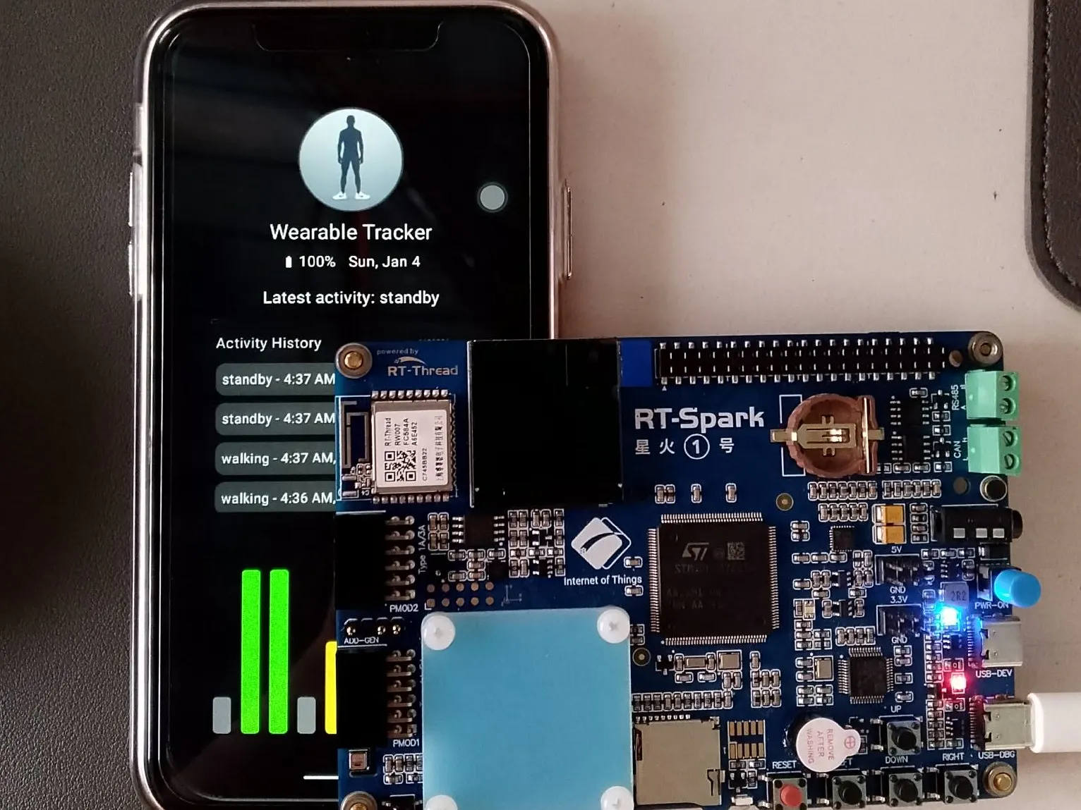 Wearable Activity Tracker - Hackster.io