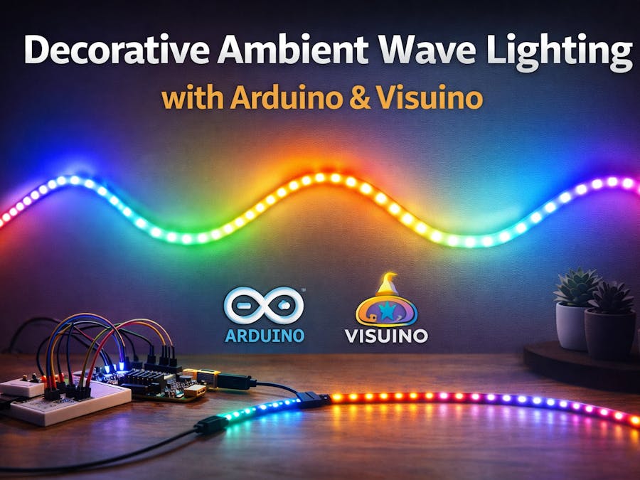 Decorative wave lighting