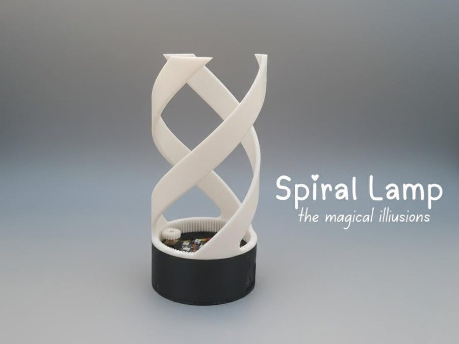 DIY 3D-Printed Spiral Lamp