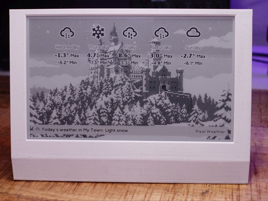 Build Your Own Ultra-Low-Power E-Ink Dashboard