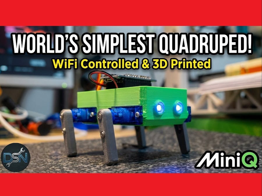 How to make Simple quadruped Robot