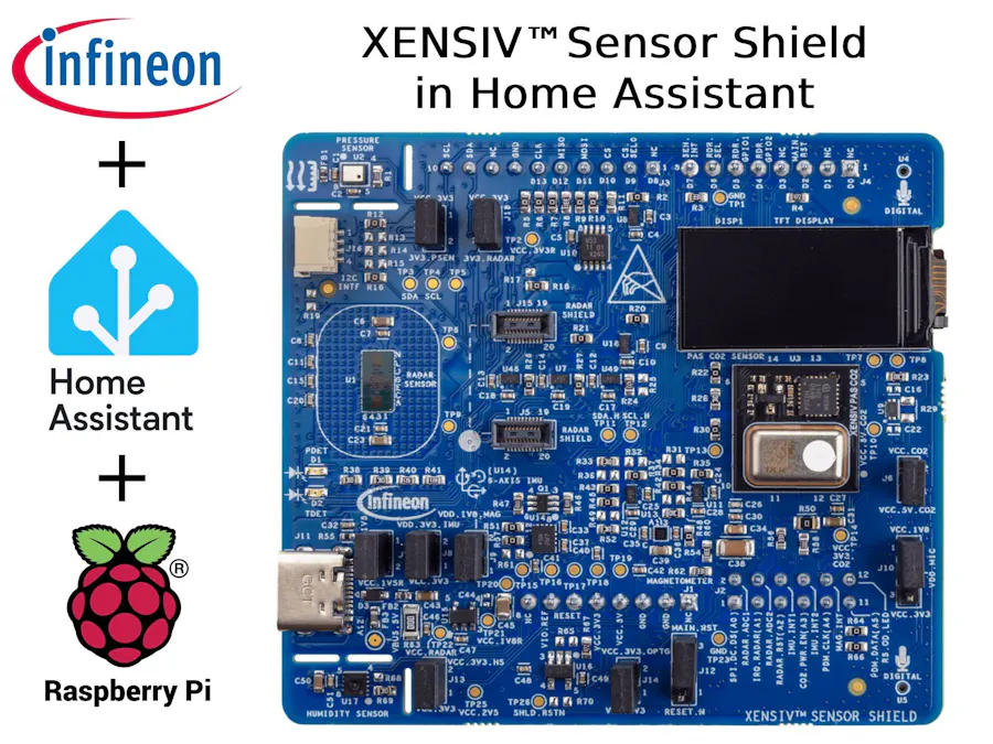 XENSIV™ Shield: All-In-One Sensor Hub for Home Assistant
