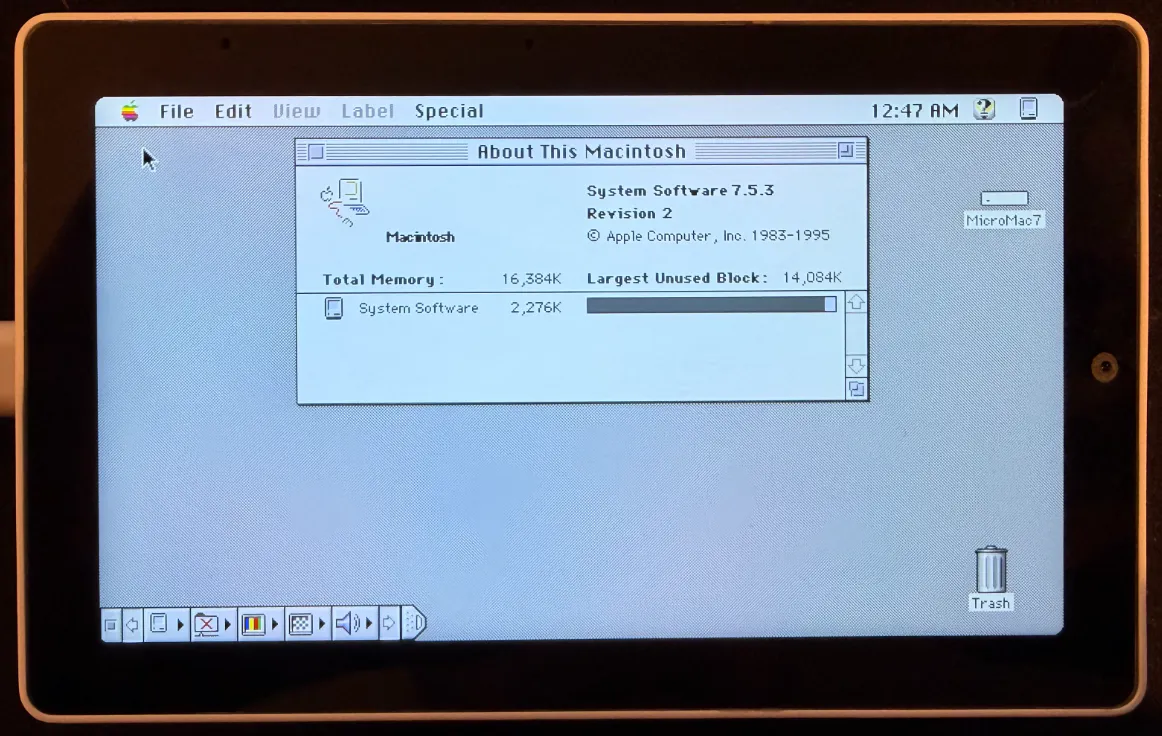 Transforming an M5Stack Tab5 Into a Retro Macintosh - Hackster.io