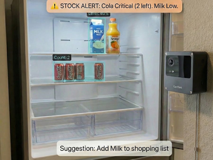 Edge AI Camera for Automatic Drink Refill