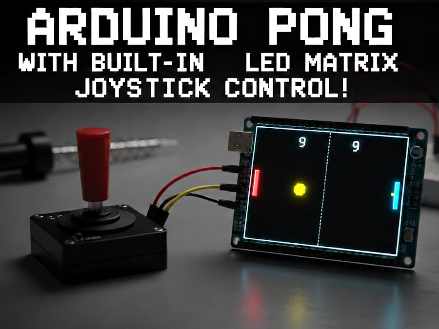 Pong on Arduino Uno R4 WiFi