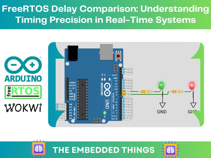 FreeRTOS Dual LED Blinking on Arduino UNO