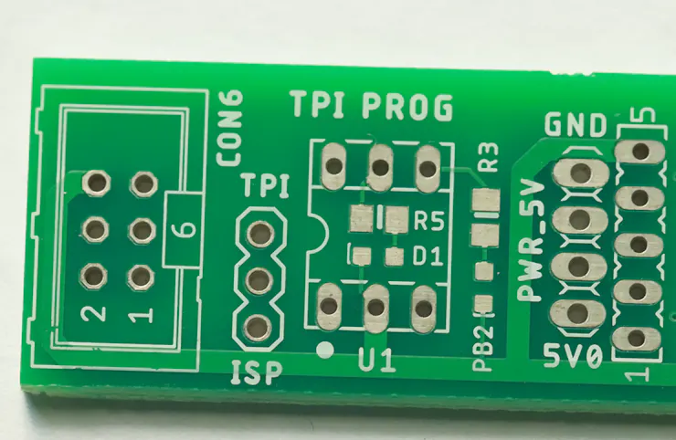 TPI Programmer for ATtiny 4/5/9/10 | Details | Hackaday.io