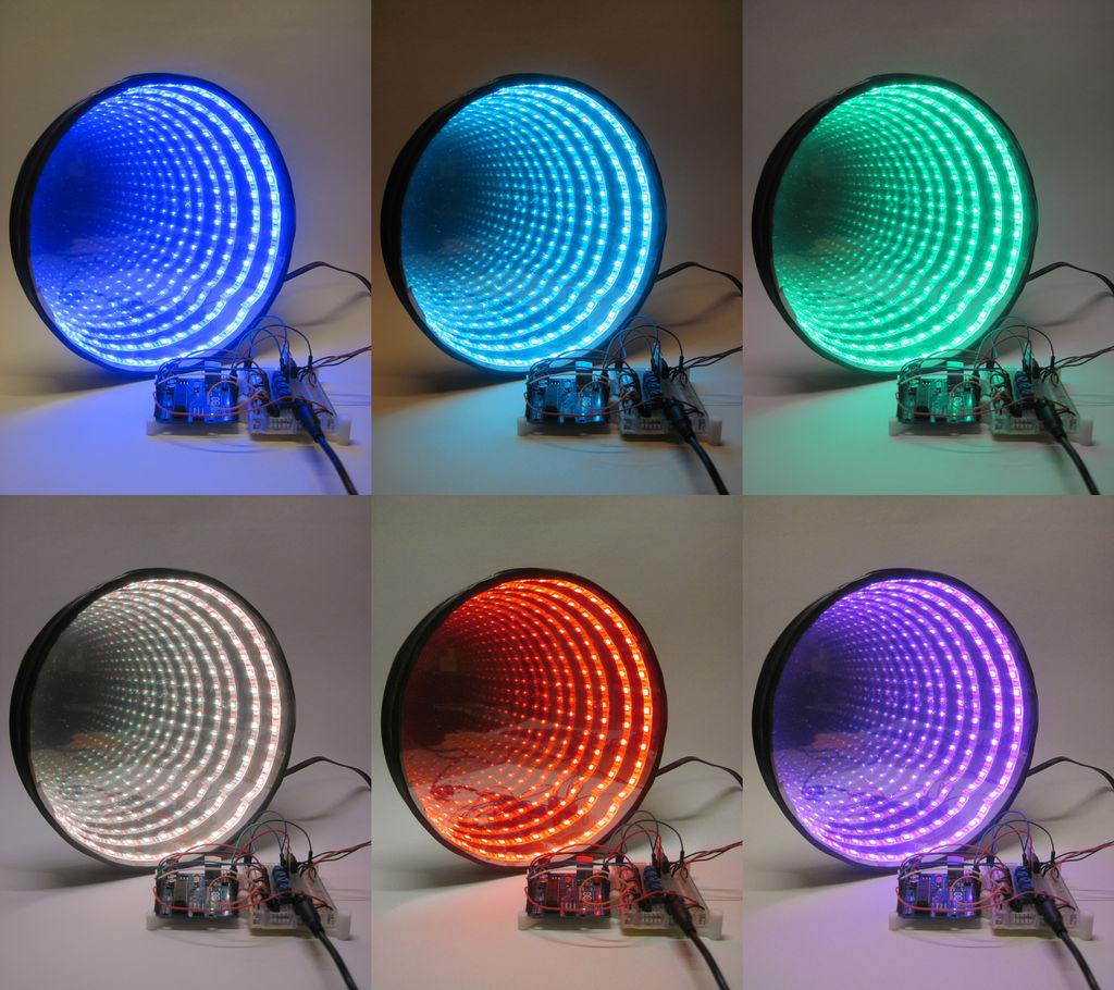 infinity mirror lamp sphere