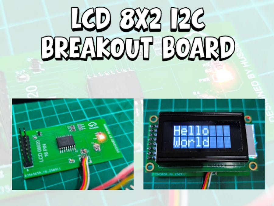 i2C Converter 8x2 LCD