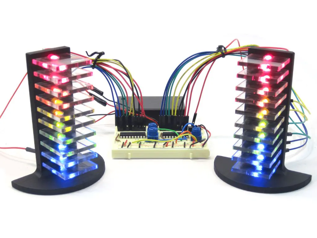 Mini LED Volume Towers (VU meters) - Hackster.io
