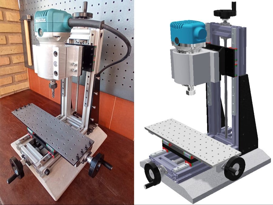 Mini Milling Machine DIY - Super Robust and Precise