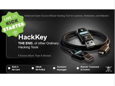HackKey -First Ever Wireless Ethical Hacking Device WiFi/BLE - Hackster.io