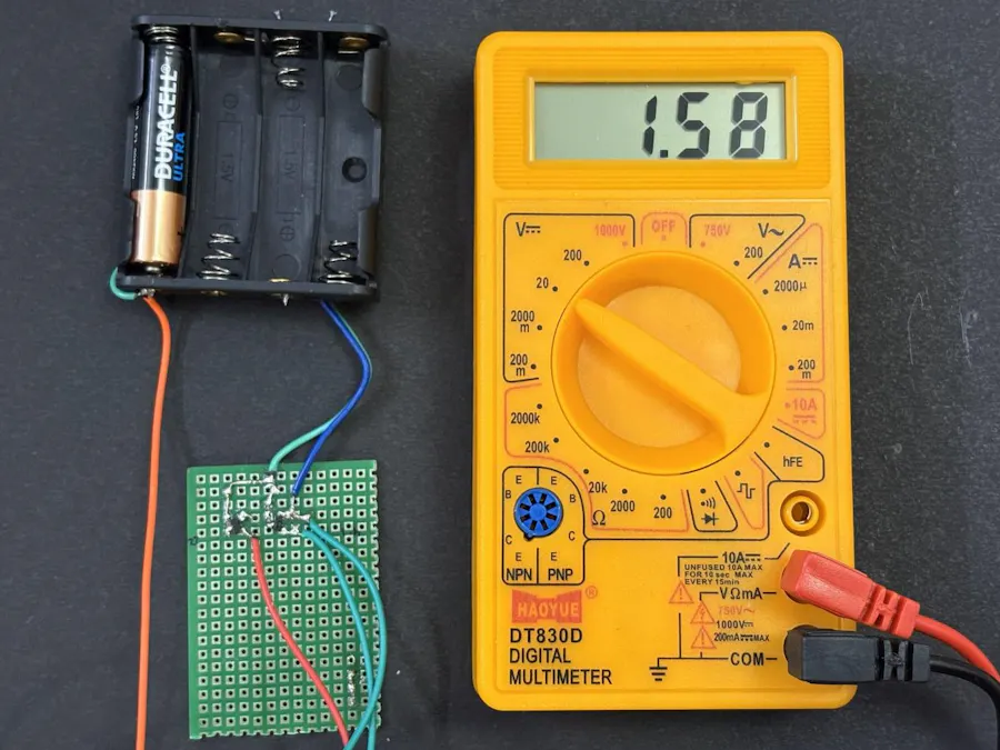 1.5V Alkaline Battery SOC Measurement Technique