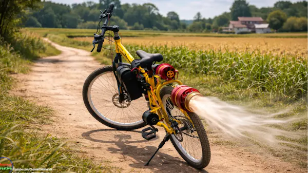 Why Ride a Normal E-Bike When You Can Have a Jet? - Hackster.io