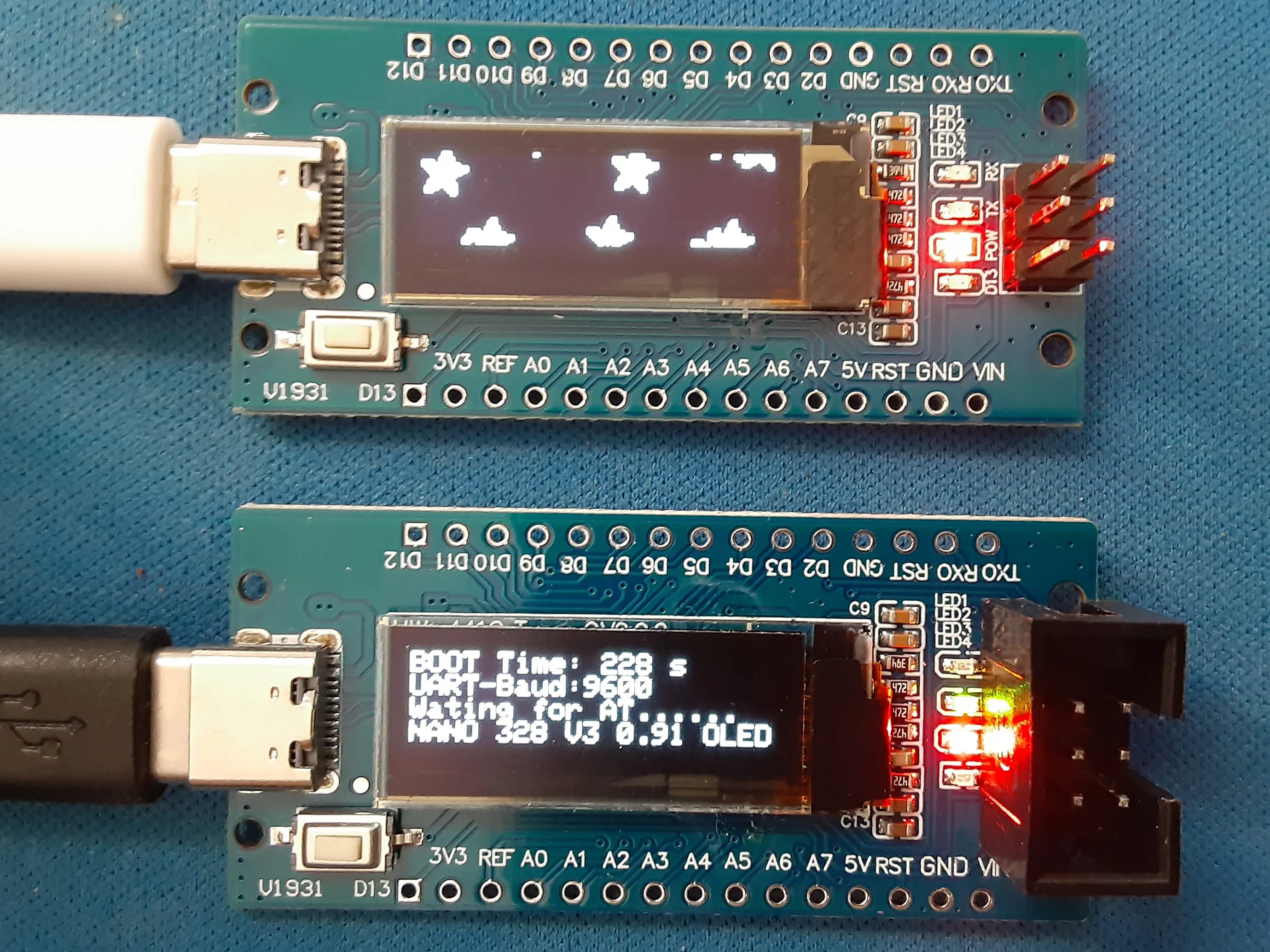 The new Nano with Built-in SSD1306 screen - Hackster.io