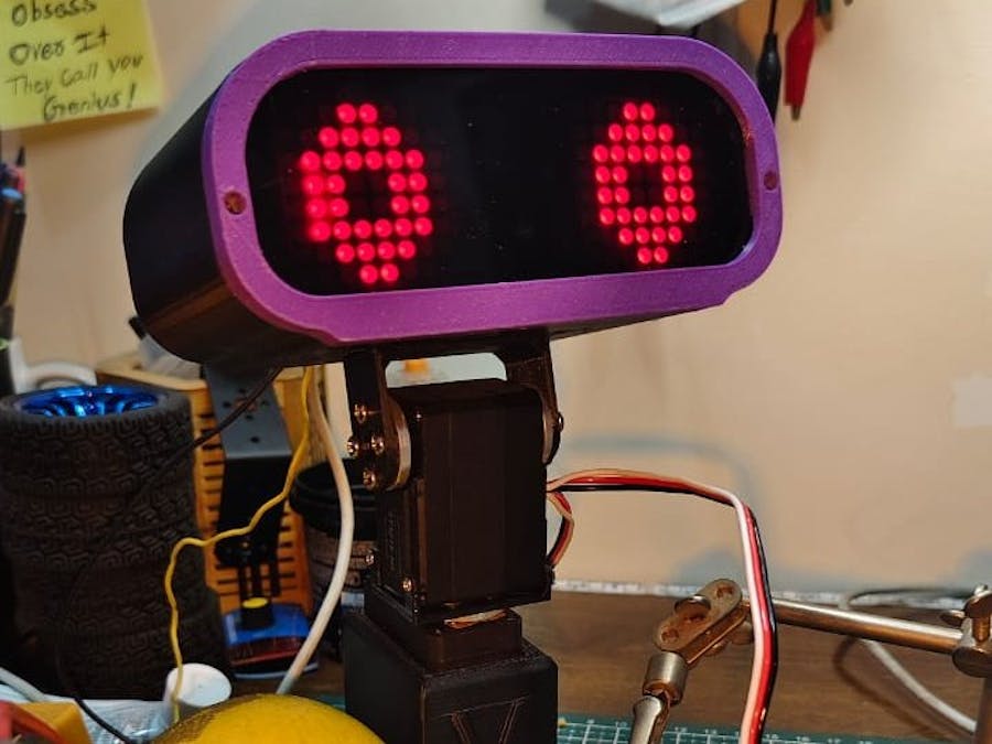 Blinki: An OpenCv Controlled Robot Head
