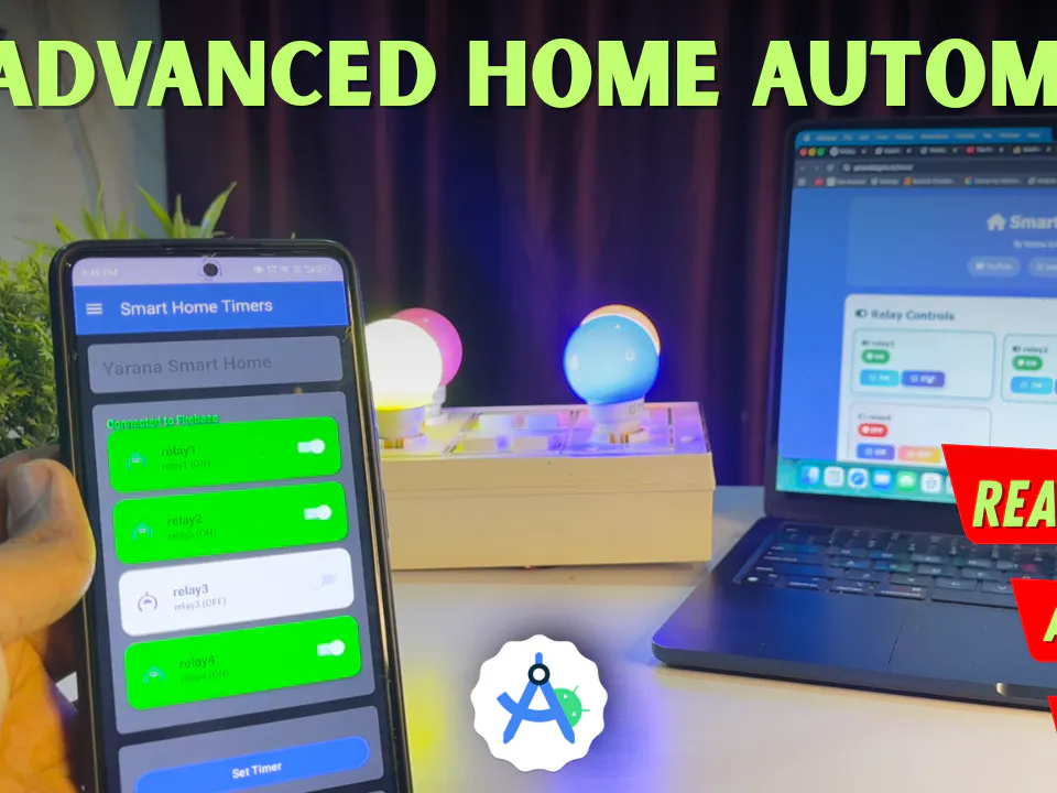 ESP32-Based Smart Home Automation Using Firebase Realtime Da - Hackster.io