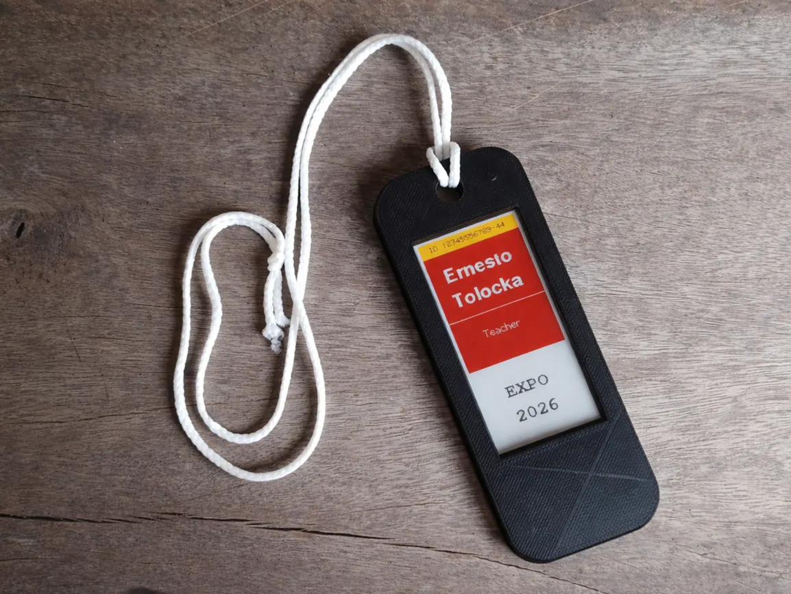 E-paper smart badge - Hackster.io