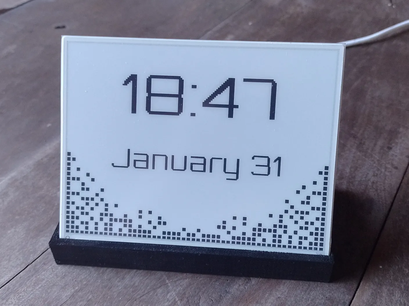 E-paper Internet clock - Hackster.io