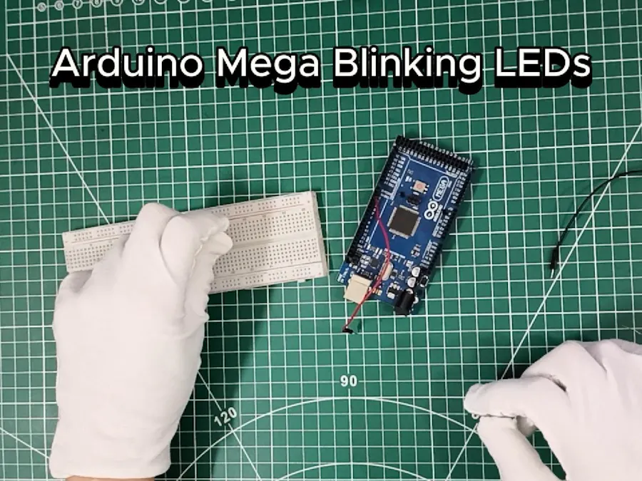 Arduino Mega Blinking LEDs